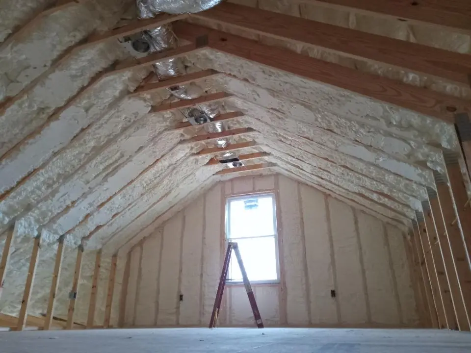 Spray foam roofing application for Crawl Space Insulation project in Cave Spring